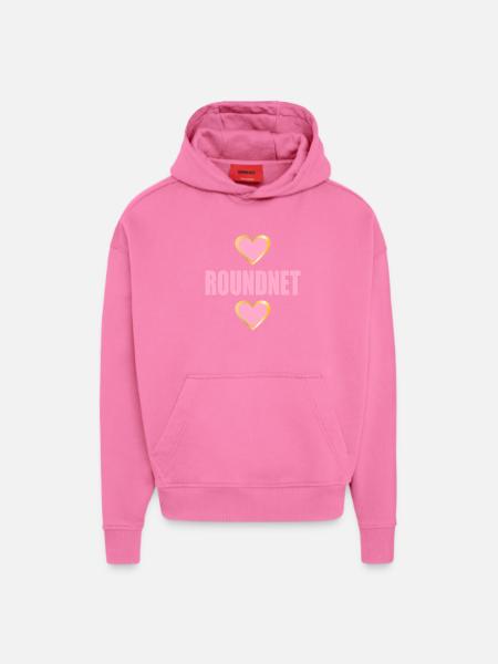Roundnet - Hoodie- made by SPREAD  - AURA PINK