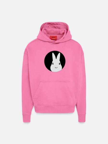 Kaninchen | Hase | Rabbit - Hoodie- made by SPREAD - AURA PINK