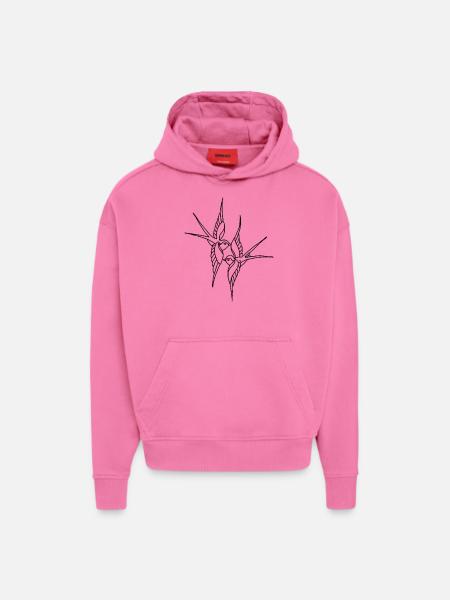 Vögel - Hoodie- made by SPREAD - AURA PINK