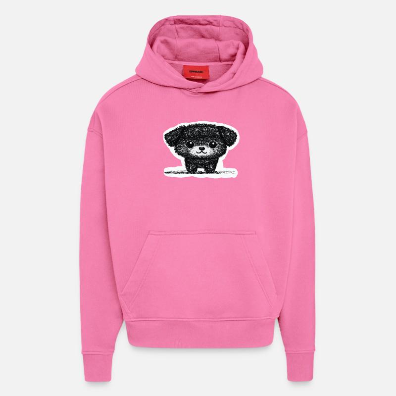 Winziges Hündchen (Grau) - Hoodie- made by SPREAD  - AURA PINK