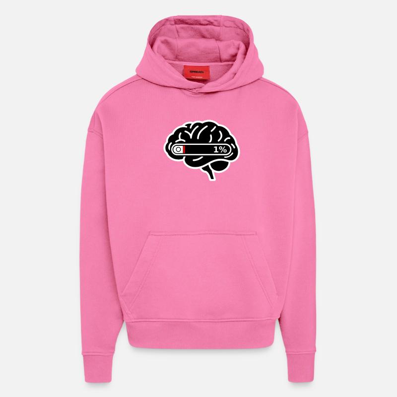 Brain_Loading_1 _Digital_Burnout - Hoodie- made by SPREAD  - AURA PINK