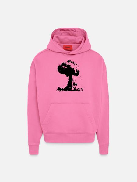 Atomic bomb - Hoodie- made by SPREAD  - AURA PINK