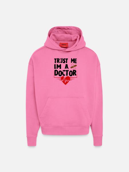 Am doctor - Hoodie- made by SPREAD - AURA PINK
