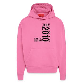 Geburtstag 2010 Juli 2010 Juli 2010 - Hoodie- made by SPREAD  - AURA PINK - Vorne - Dylan (187cm)