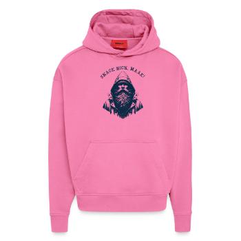 Snack Nicht Maak - Seemann, Fischer, Kapitän - Hoodie- made by SPREAD  - AURA PINK - Vorne - Dylan (187cm)