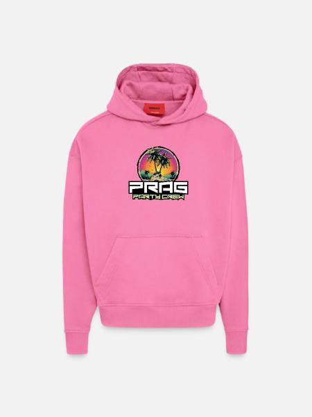 Prag Party Crew Urlaub - Hoodie- made by SPREAD  - AURA PINK