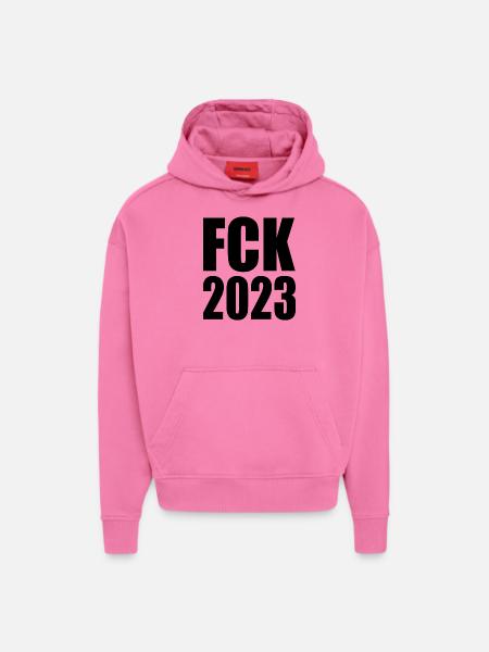 Fck 2023 - Hoodie- made by SPREAD  - AURA PINK