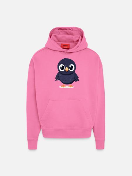 Little Raven - Hoodie- made by SPREAD - AURA PINK