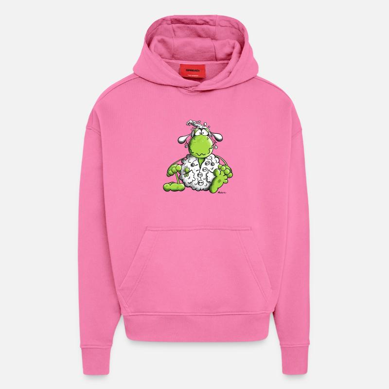 Frosch im Schaffell - Hoodie- made by SPREAD  - AURA PINK