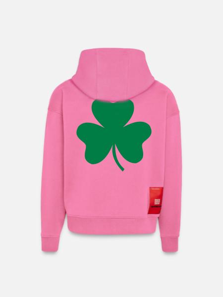 Shamrock - Hoodie- made by SPREAD - AURA PINK