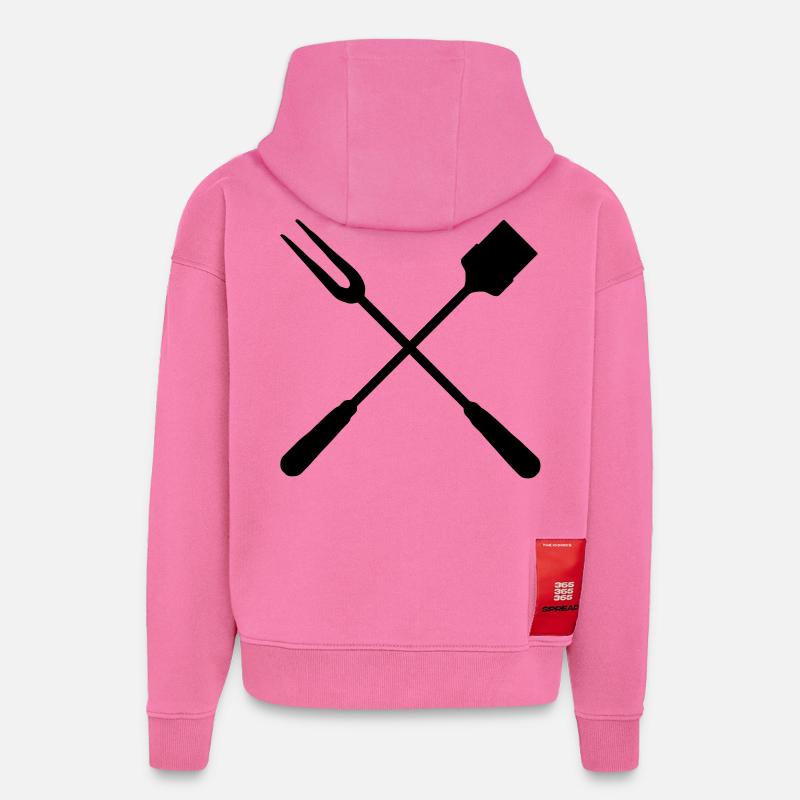 grillbesteck - Hoodie- made by SPREAD  - AURA PINK