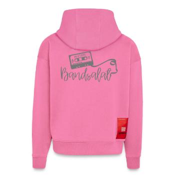 Bandsalat - Hoodie- made by SPREAD  - AURA PINK - Hinten - Dylan (187cm)