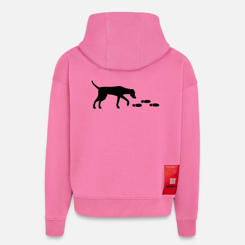 Viszla Spurensuche - Hoodie- made by SPREAD  - AURA PINK
