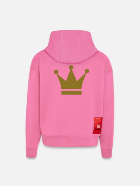 Krone - Hoodie- made by SPREAD  - AURA PINK