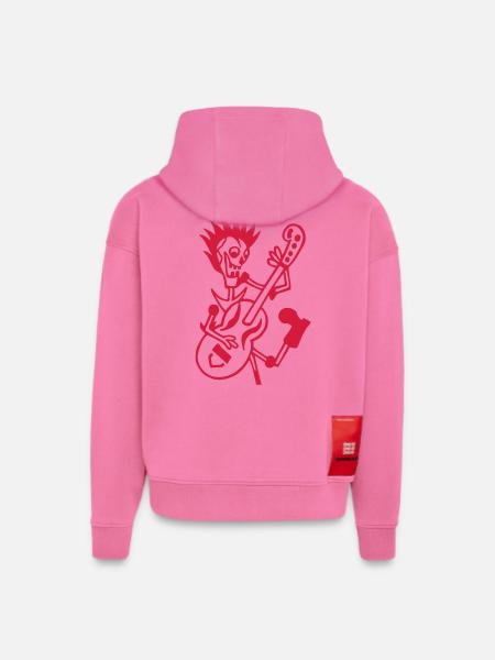 Skulli-88 - Hoodie- made by SPREAD - AURA PINK