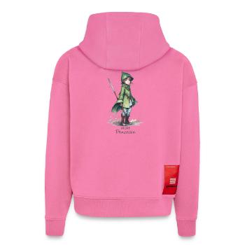 Räubertochter - Hoodie- made by SPREAD  - AURA PINK - Hinten - Dylan (187cm)