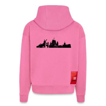Potsdam - Hoodie- made by SPREAD  - AURA PINK - Hinten - Dylan (187cm)