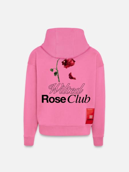 Wilted Rose Aesthetic - Hoodie- made by SPREAD - AURA PINK
