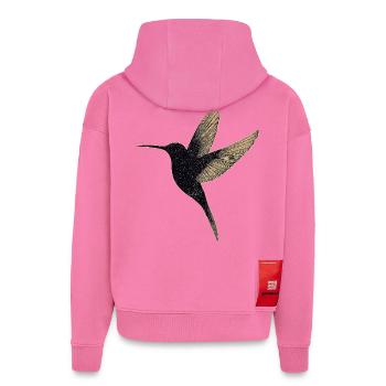 Kolibri - Hoodie- made by SPREAD  - AURA PINK - Hinten - Dylan (187cm)