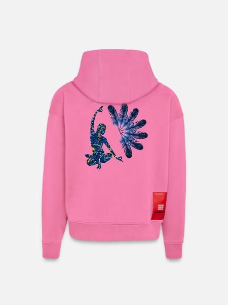yoga 22 e 272 - Hoodie- made by SPREAD - AURA PINK