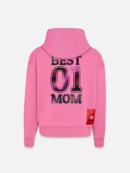 Best mom - Hoodie- made by SPREAD - AURA PINK