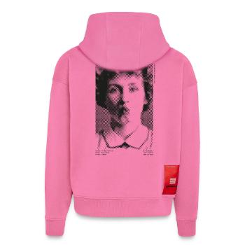 Vintage Girl № 3 by Clarissa Schwarz 2023 - Hoodie- made by SPREAD  - AURA PINK - Hinten - Dylan (187cm)