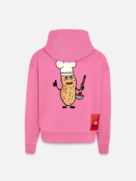 Peanut Cook Cook Cooks - Hoodie- made by SPREAD  - AURA PINK