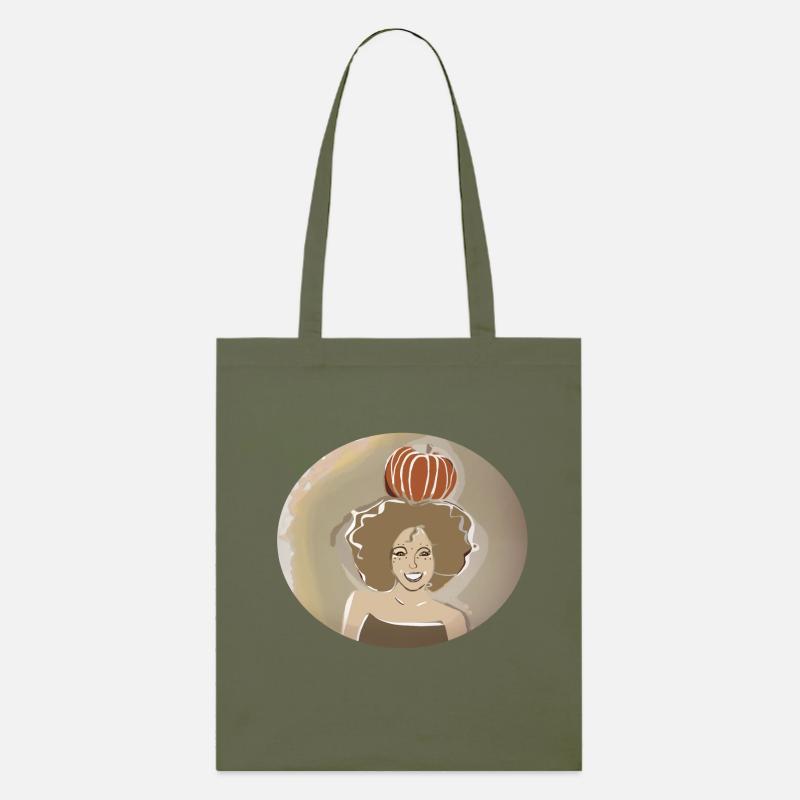 Courge d’automne - Tote bag bio Stanley/Stella - kaki