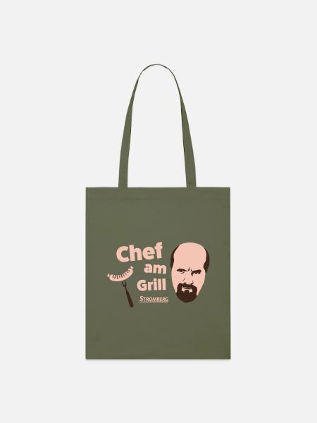Stromberg Chef Am Grill - Stanley/Stella Bio-Stoffbeutel - Khaki