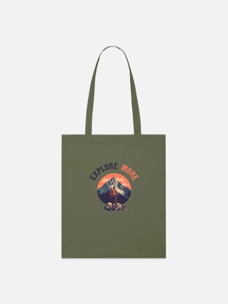 Explore more - Stanley/Stella Bio-Stoffbeutel - Khaki