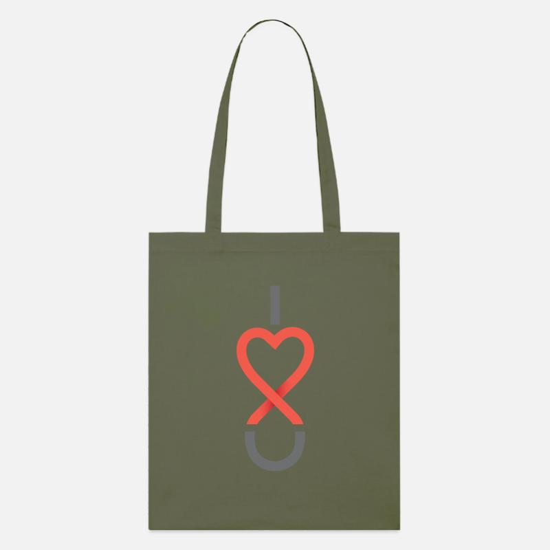 Connected by heart - Stanley/Stella Bio-Stoffbeutel - Khaki