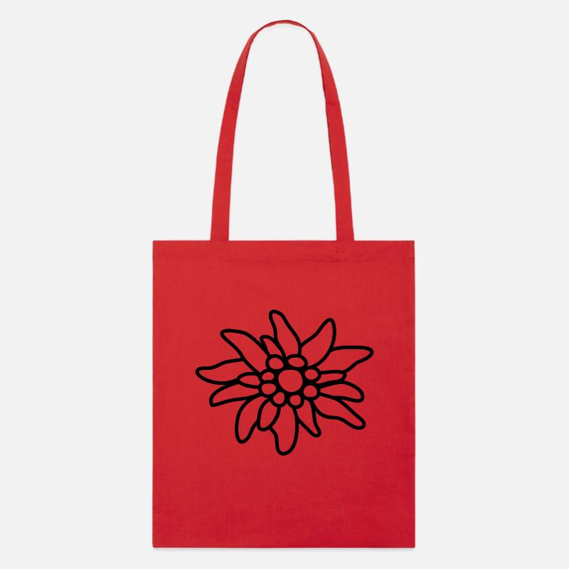 Edelweiss - Tote bag bio Stanley/Stella - rouge