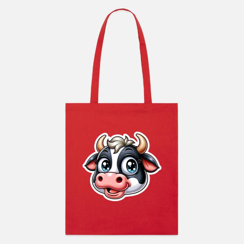 Vache - Tote bag bio Stanley/Stella - rouge