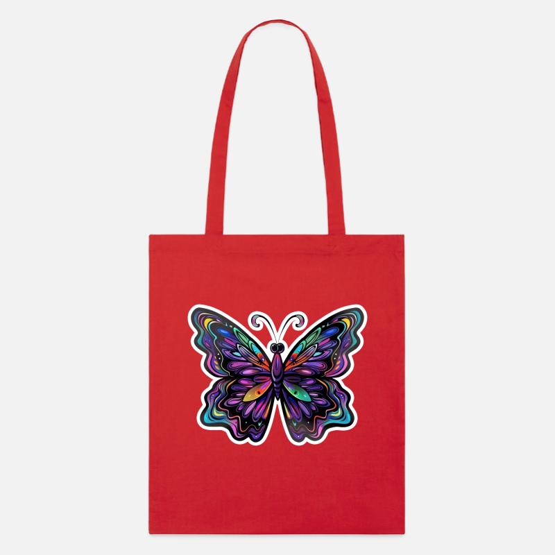 Papillon papillon - Tote bag bio Stanley/Stella - rouge