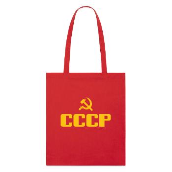 Soviet - Hammer and Sickle Soviet Union - Communist - Stanley/Stella Organic Tote Bag - red - Front