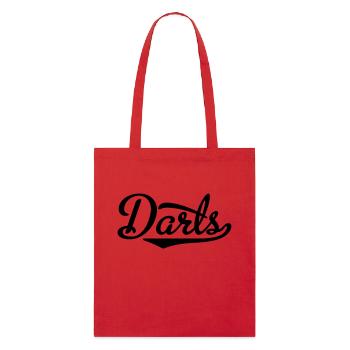 Darts - Stanley/Stella Organic Tote Bag - red - Front