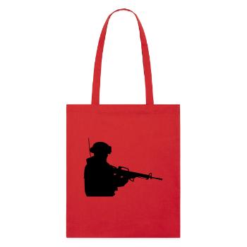 Soldier - Stanley/Stella Organic Tote Bag - red - Front