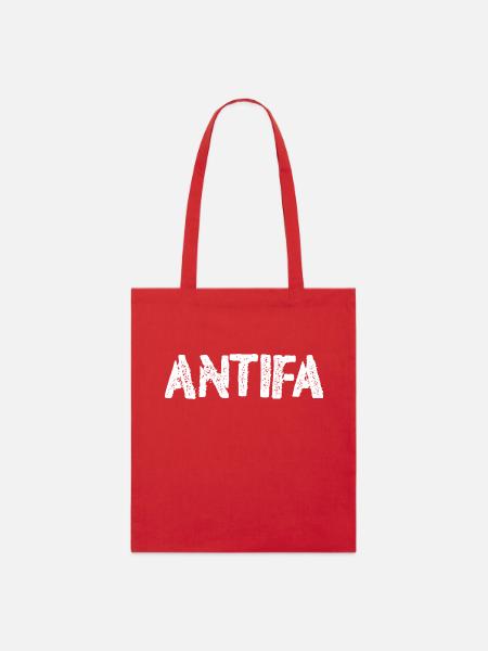 Antifa - Stanley/Stella Bio-Stoffbeutel - Rot