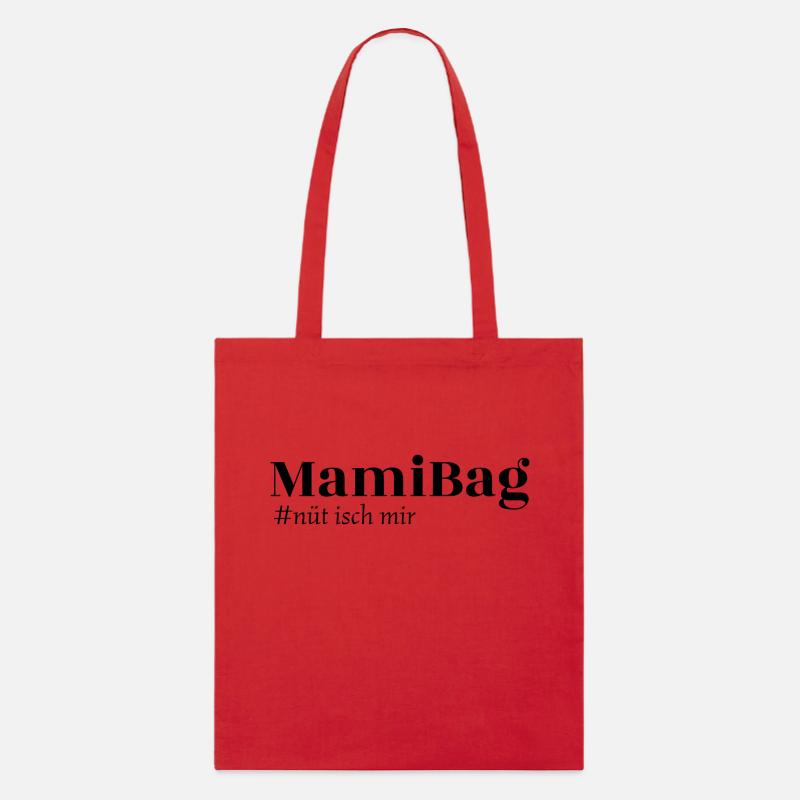 Mami Bag - not isch mir - Stanley/Stella Bio-Stoffbeutel - Rot