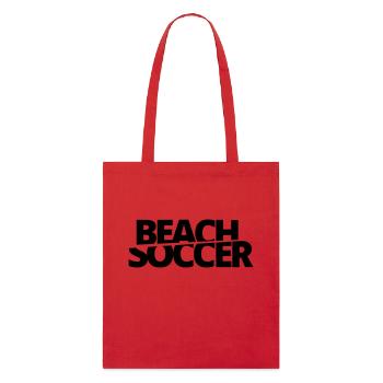 BEACHSOCCER Store Logo - Stanley/Stella Organic Tote Bag - red - Front