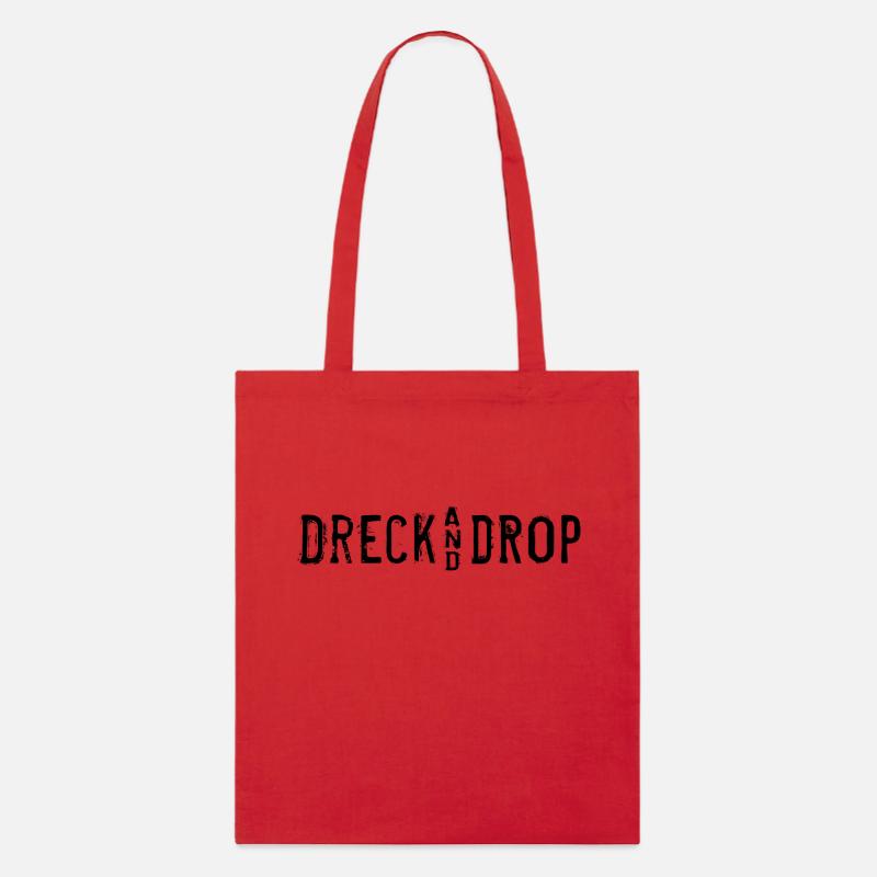 Dreck and Drop - Stanley/Stella Bio-Stoffbeutel - Rot