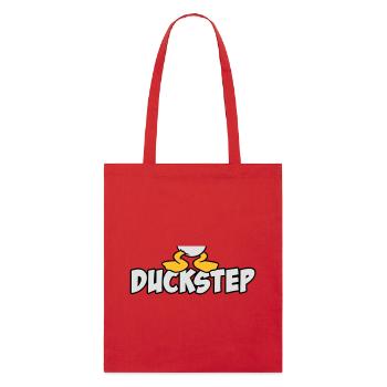 Duckstep (Dubstep) - Stanley/Stella Organic Tote Bag - red - Front