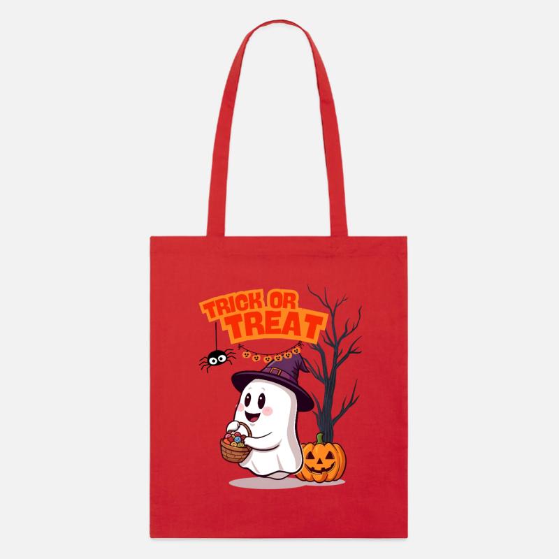 Halloween1 - Stanley/Stella Bio-Stoffbeutel - Rot