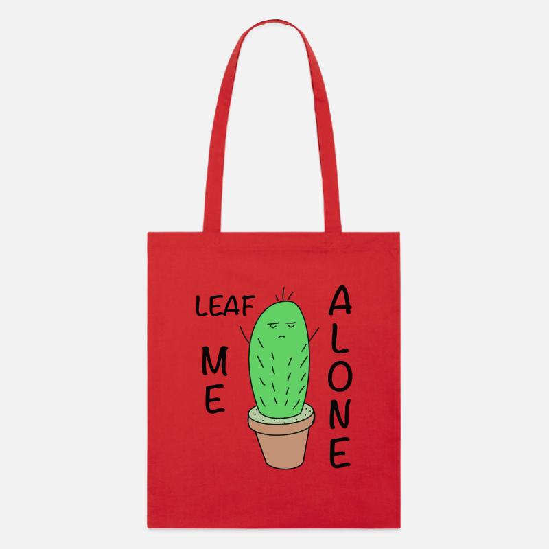 Grumpy Cactus - Stanley/Stella Organic Tote Bag - red