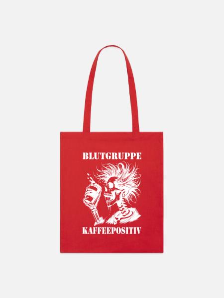 Blutgruppe Kaffee - Stanley/Stella Bio-Stoffbeutel - Rot