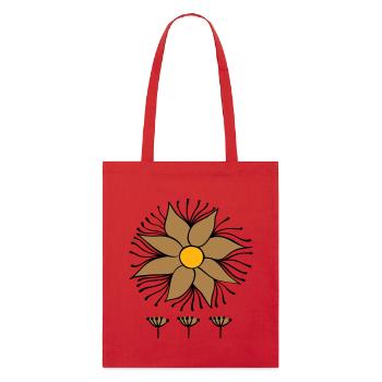 Blossom Fantasy - Stanley/Stella Organic Tote Bag - red - Front