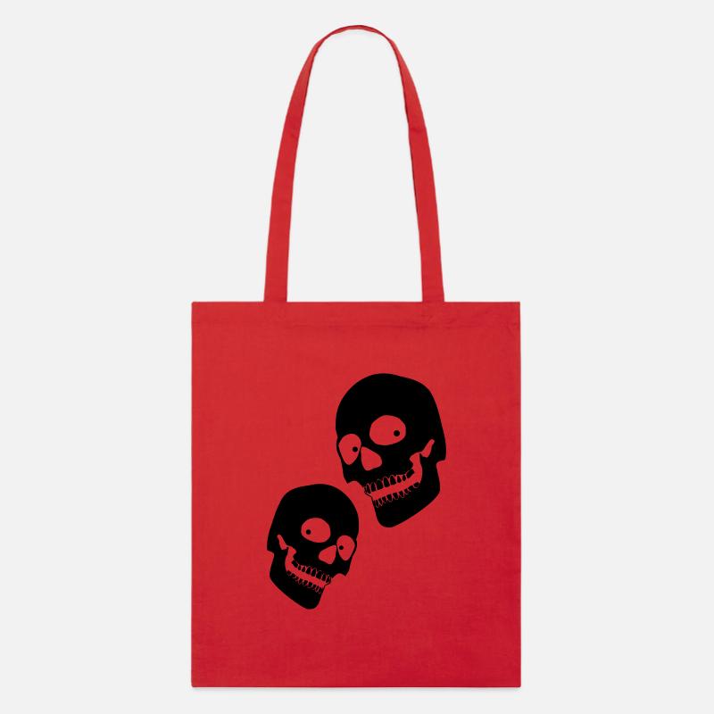 twoskulls1 - Tote bag bio Stanley/Stella - rouge