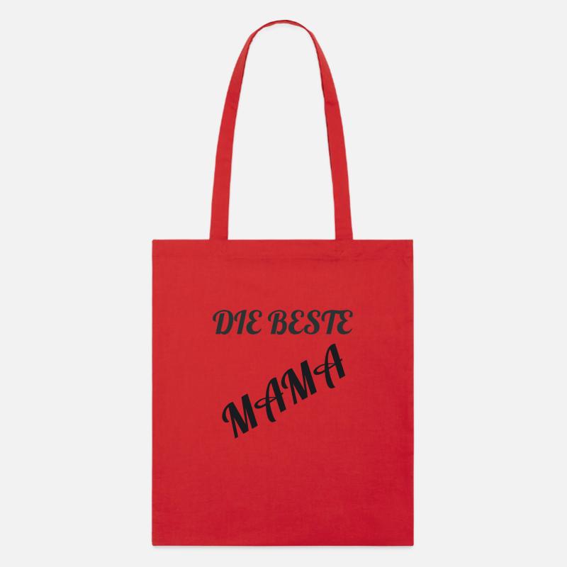 Die beste Mama - Stanley/Stella Bio-Stoffbeutel - Rot