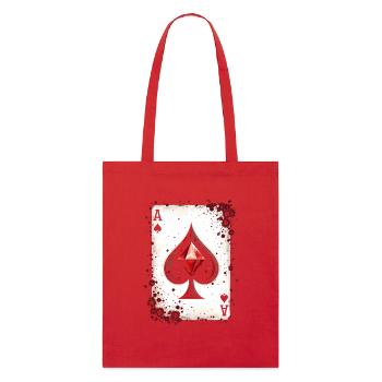 As de pique carte à jouer Groupe Costume Carnaval - Tote bag bio Stanley/Stella - rouge - Devant
