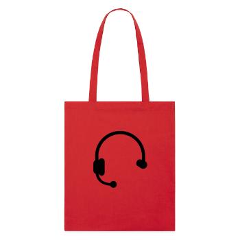 Headset Kopfhörer - Stanley/Stella Bio-Stoffbeutel - Rot - Vorne